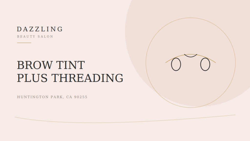 Eyebrow Tinting + Threading: The Perfect Brow Combo